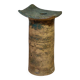 Single-flower vase in ceramic by Claude and Jean Bersoux