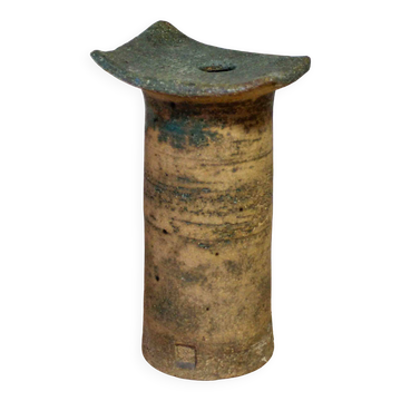 Single-flower vase in ceramic by Claude and Jean Bersoux