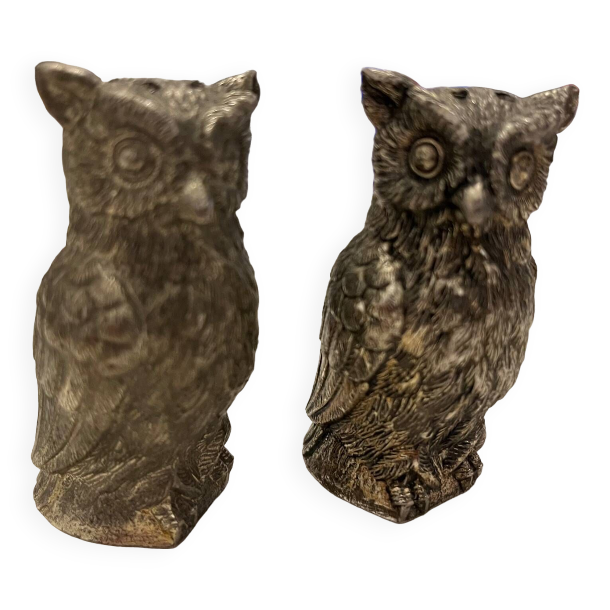 Silver metal salt pots