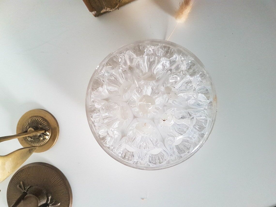 Vintage glass flower pick N4 1/2 made in France