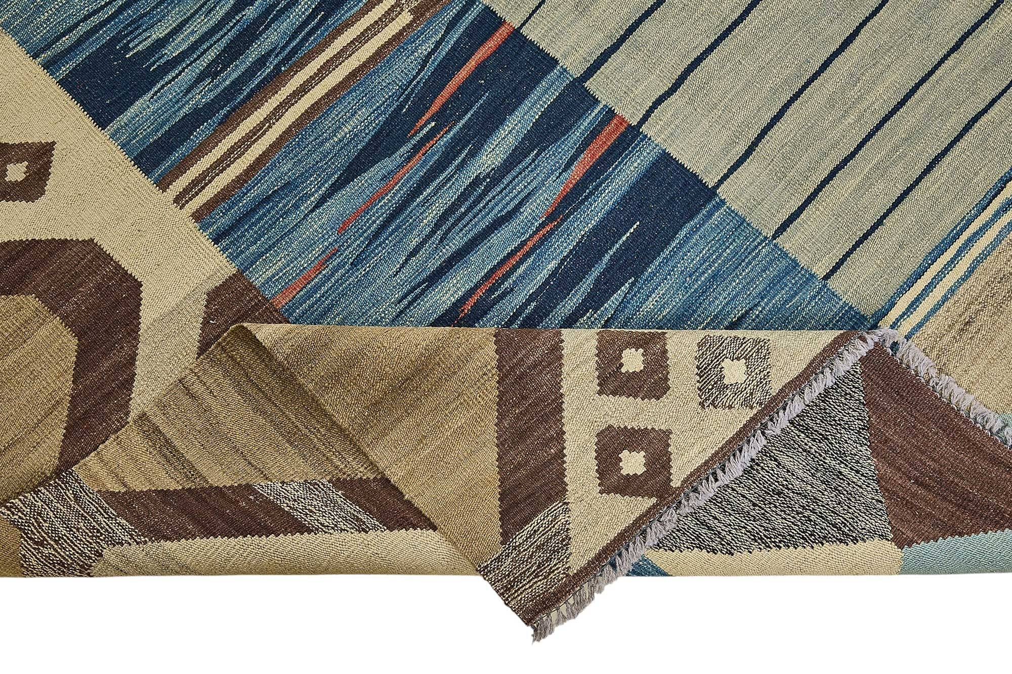 Contemporary Tribal Decorative Kilim 283 cm x 344 cm