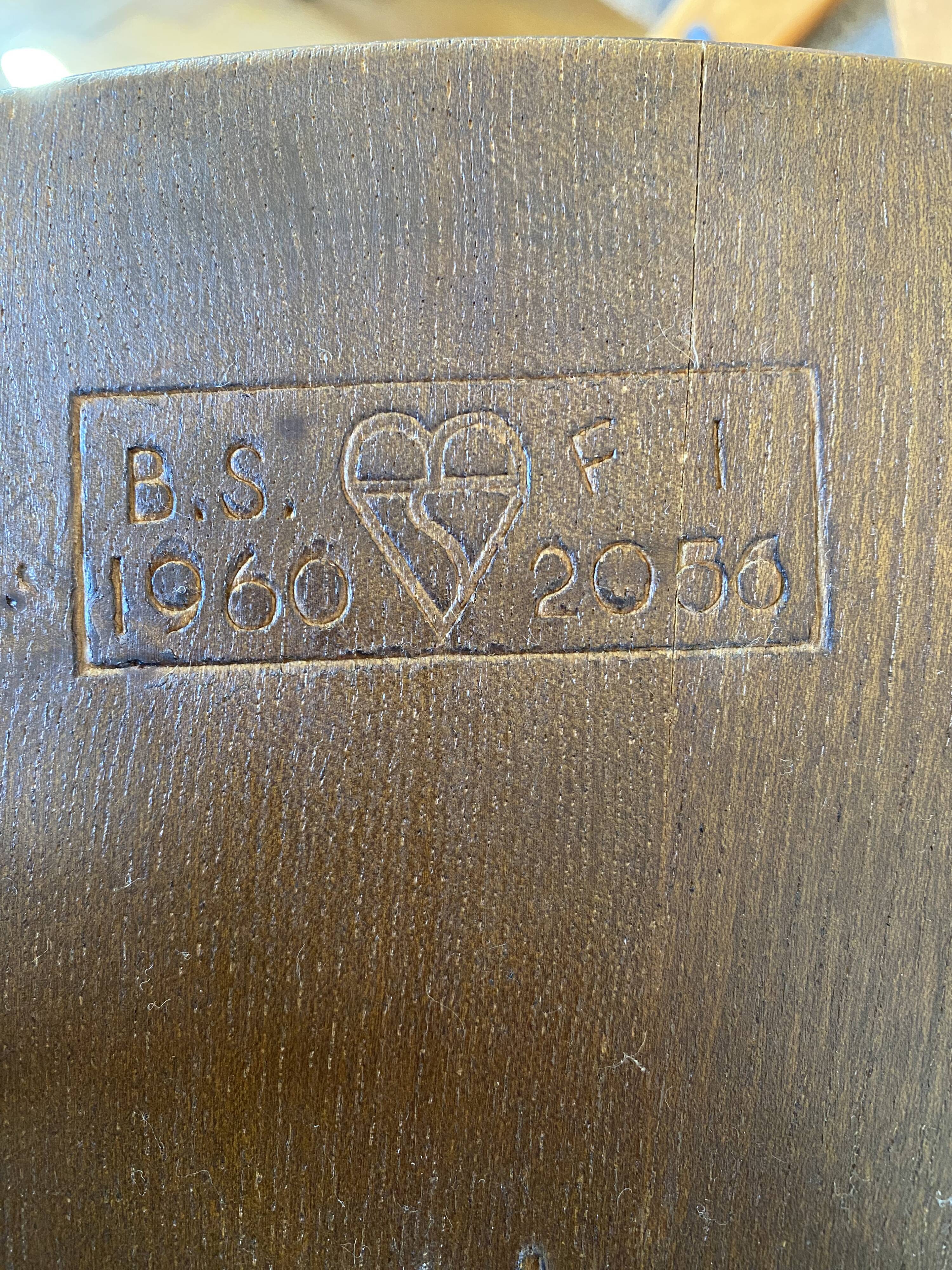 Rare set of 4 Ercol Quaker dining chairs / armchairs - English design 1960.