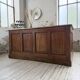 Counter or desk in oak from the 1950s.