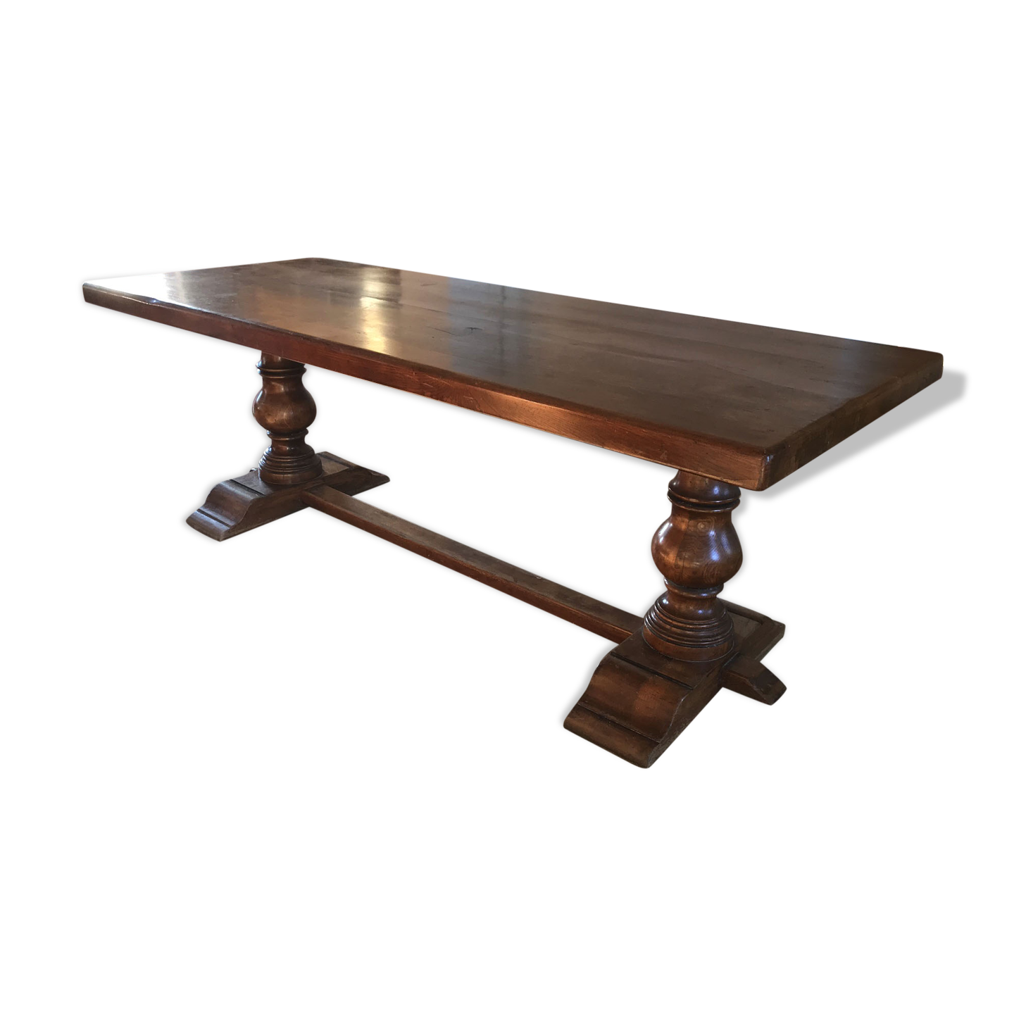 Massive oak monastery table