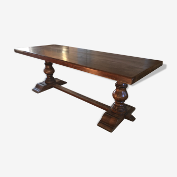 Massive oak monastery table