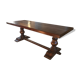Massive oak monastery table
