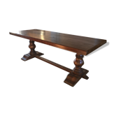 Massive oak monastery table