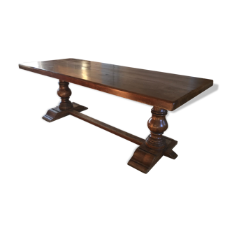 Massive oak monastery table
