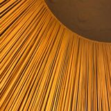 Wicker lampshade