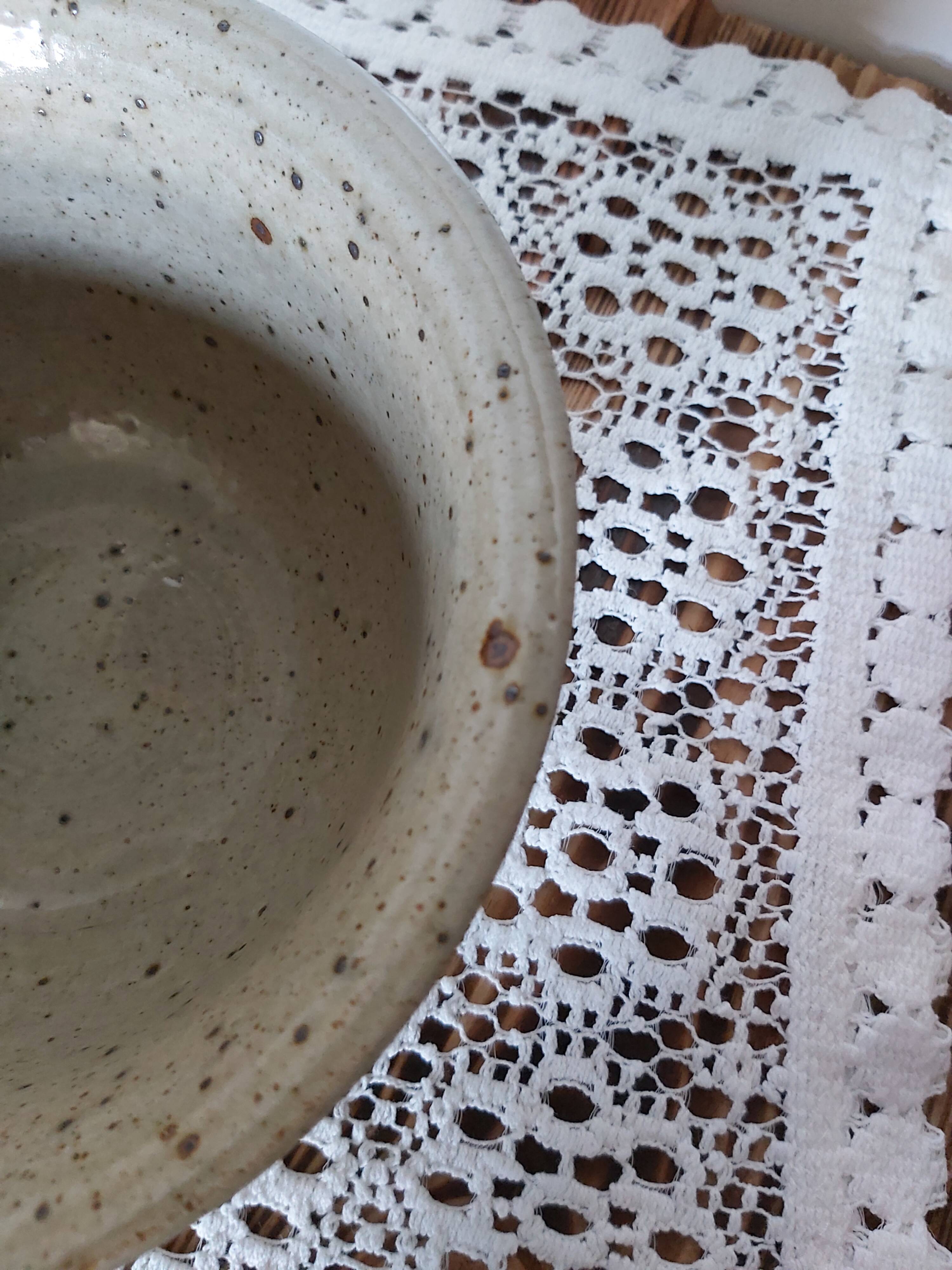 Pyrity sandstone bowl