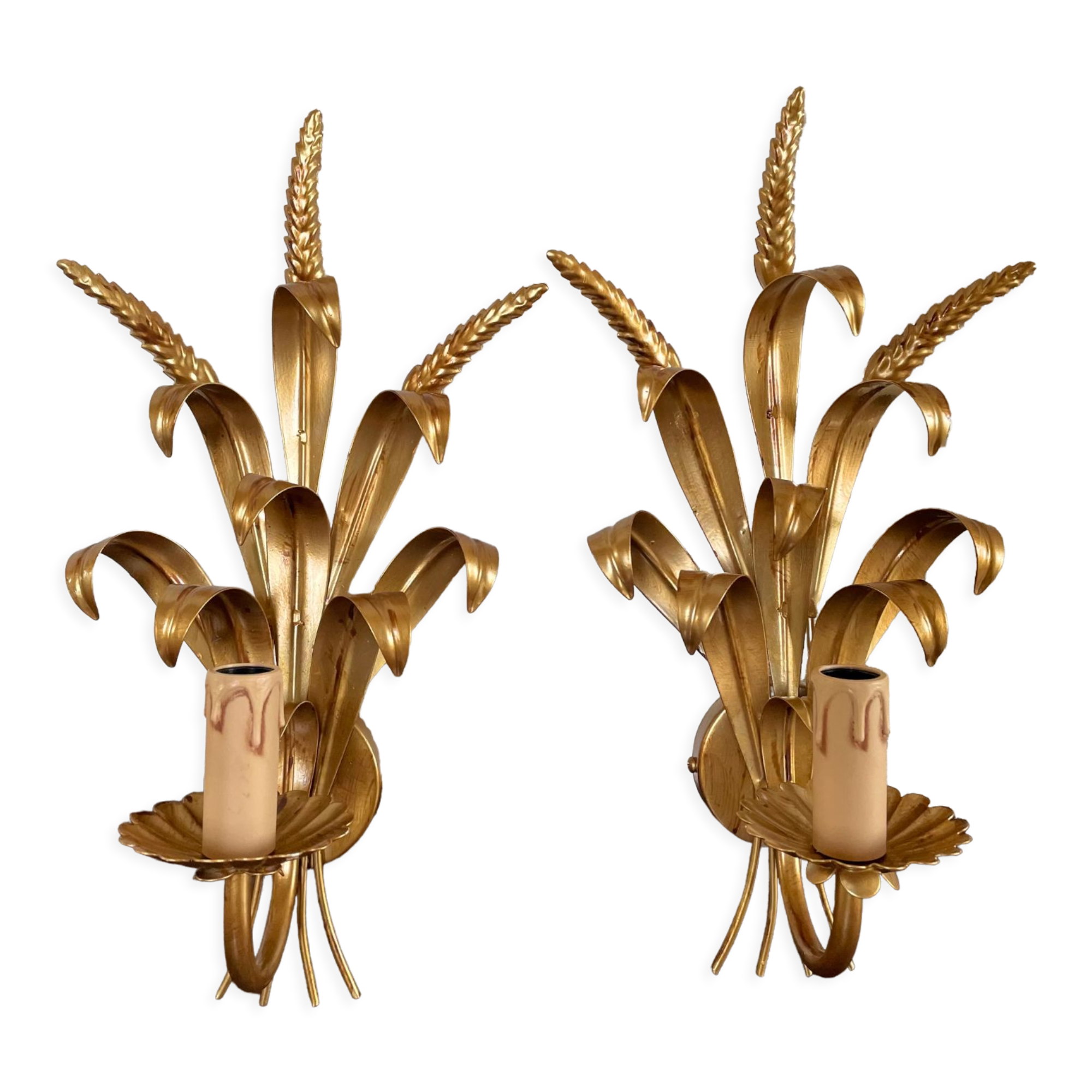 Appliques dorées épis de blé