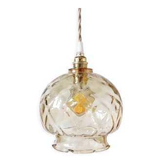 Amber vintage lamp
