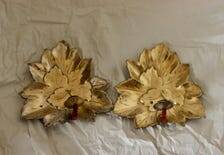 Pair Of Swedish Metal Sconces