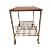 Desserte table rangement vinyles vintage