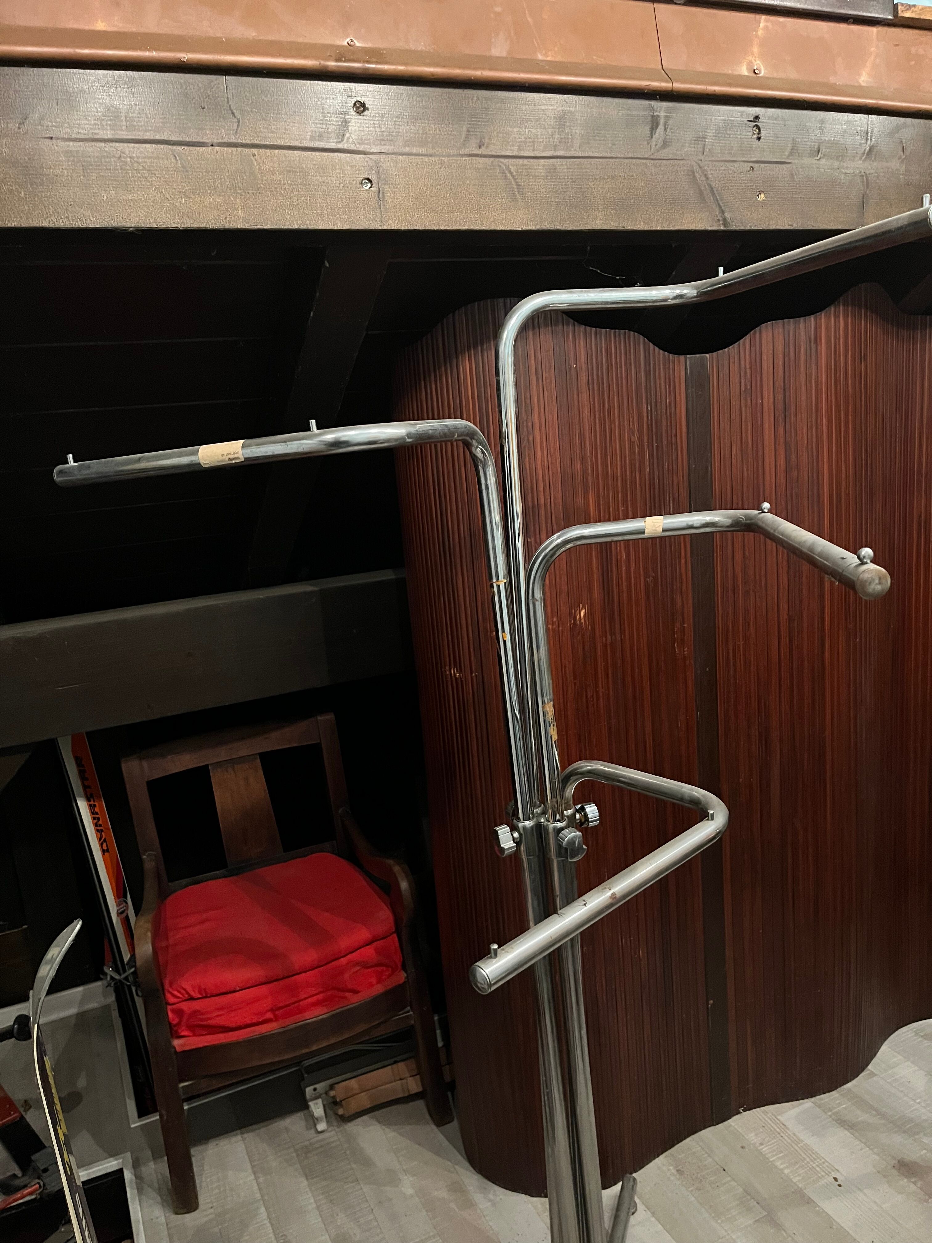 Wearing vintage coat rack