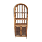 Étagère vintage en bambou