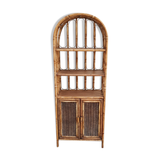 Vintage bamboo shelf