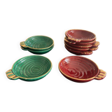 Saint Clément earthenware bowls 1950