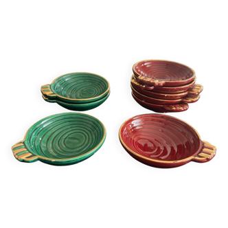 Saint Clément earthenware bowls 1950