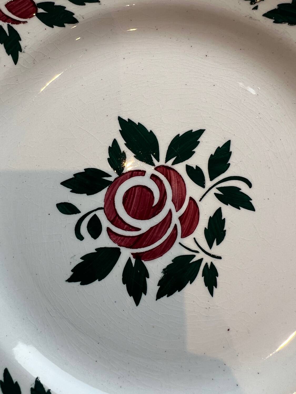 Deux assiettes plates Villeroy & Boch