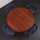 Circular dining table in rosewood, model 'PJ 2-5' by Grete Jalk
