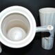 Vintage Niderviller Modernist Ceramic Coffee Pot 1960 with 2 Cups