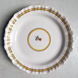 Set of 4 plates 3 identical 1 different same series