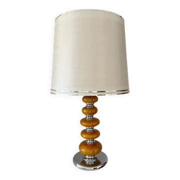 Lampe Space Age en métal et céramique