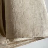 Linen canvas trousseau reserve sheet Le Bon Marché 1960