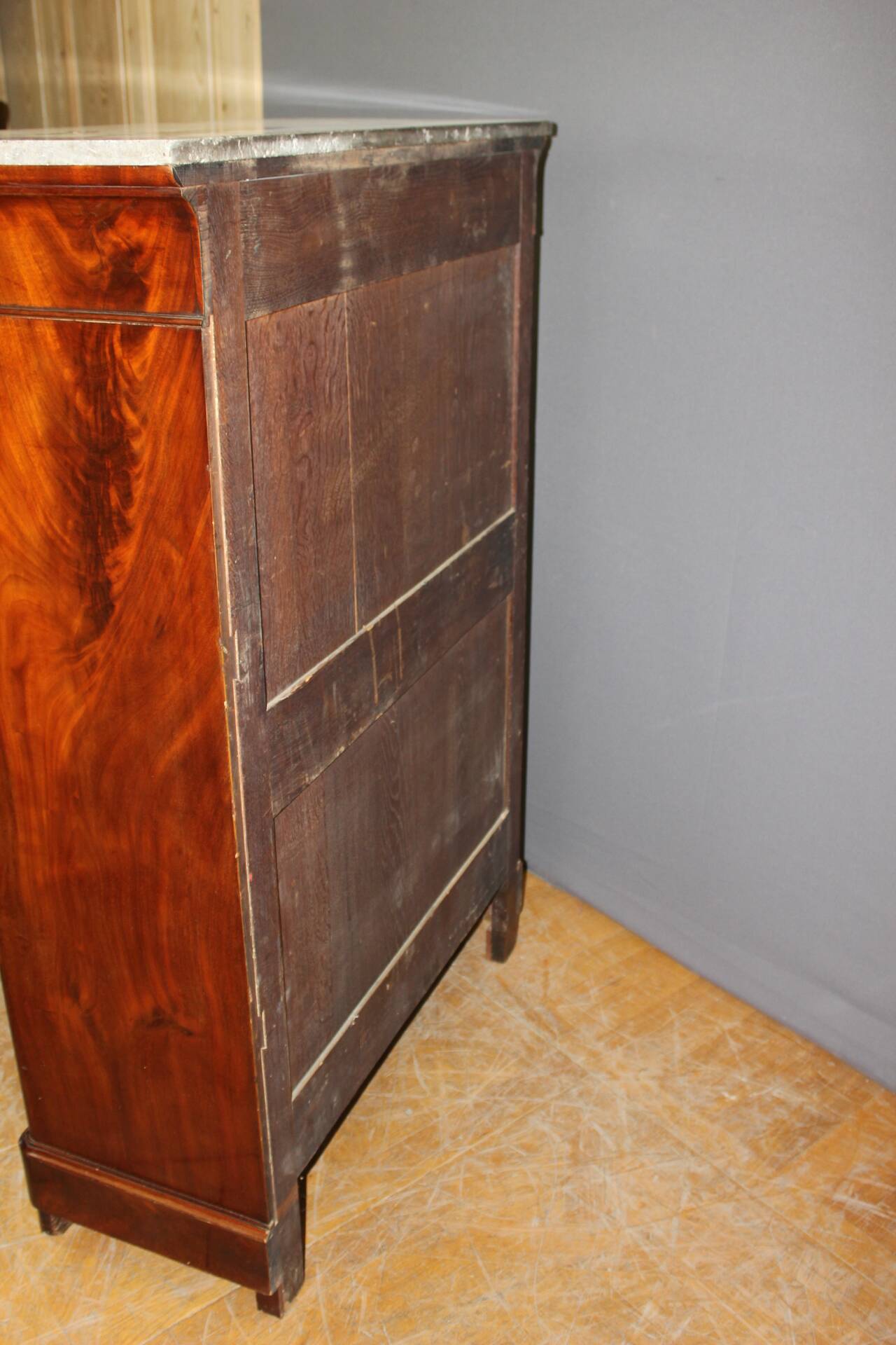 Charles X Secretary in Mahogany and Maple, early 19th century