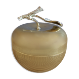 Apple trinket bowl brass