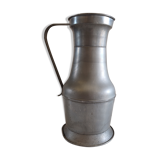 Large copper pitcher and old tin