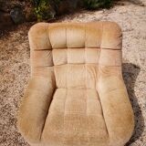 Vintage velvet armchair