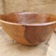 Carved wooden fruit cup