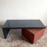 Bureau C.e.o. cube conçu par Lella & Massimo Vignelli pour Poltrona Frau, italie années 1990