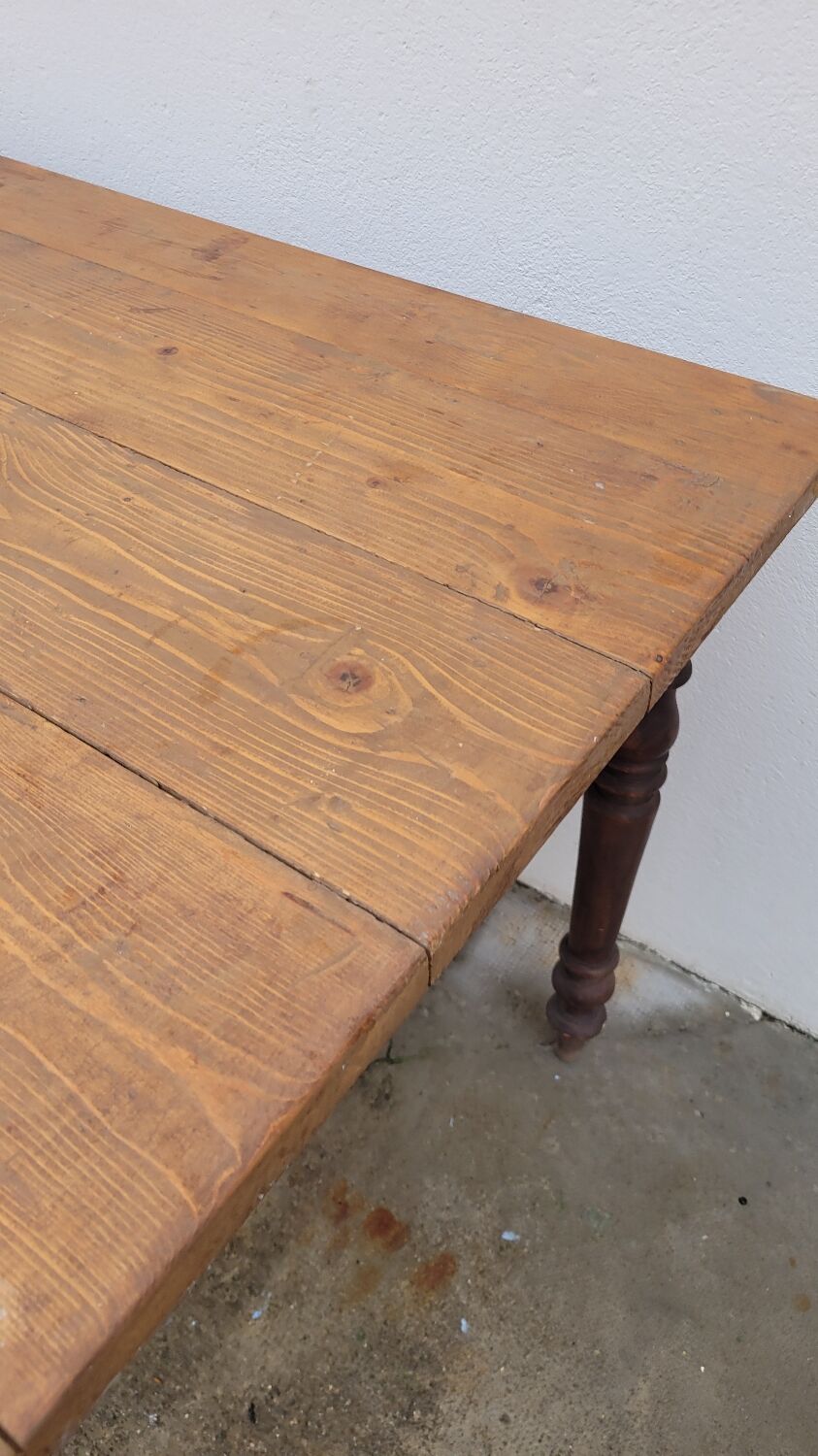 Antique Louis Philippe style farmhouse bistro table