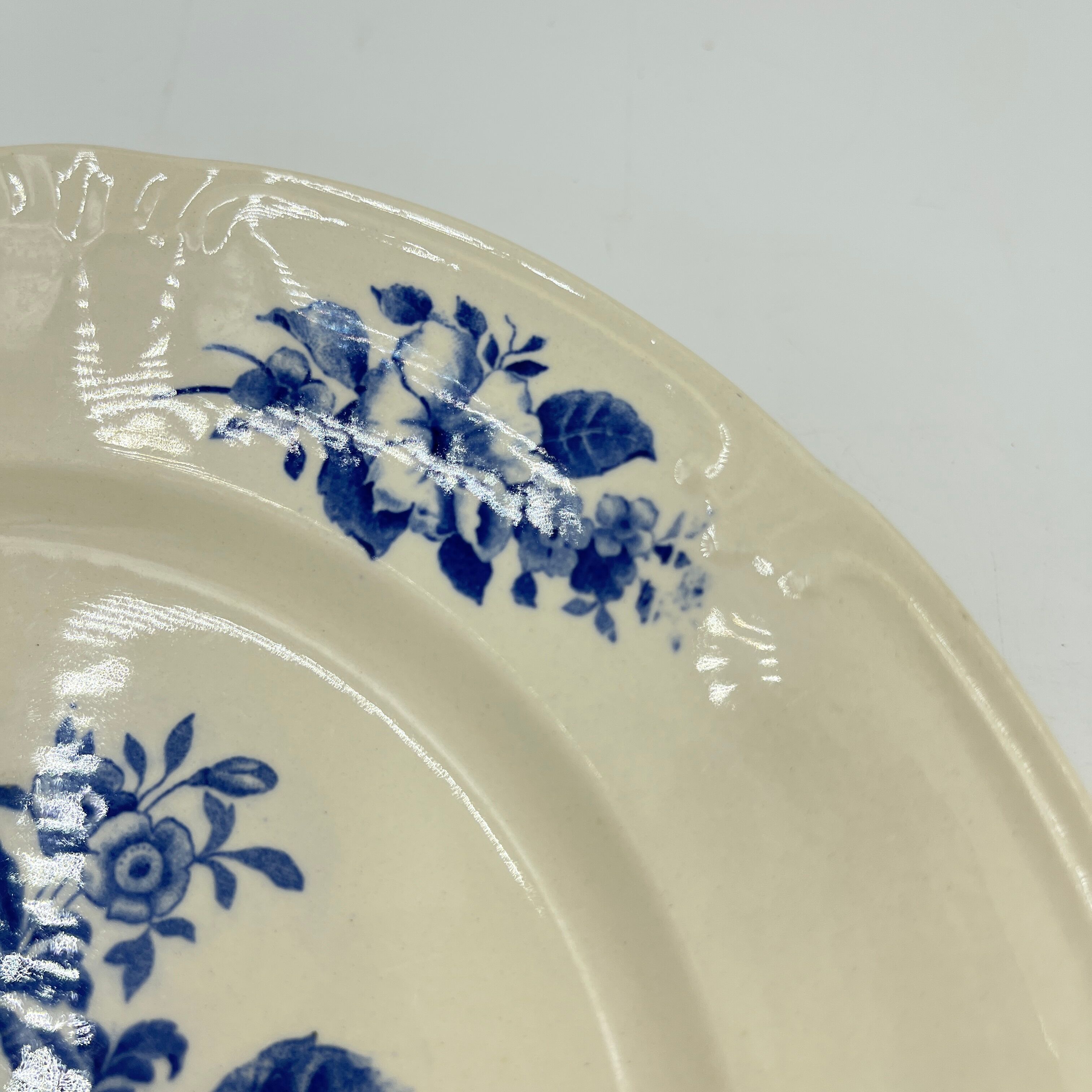 Set of 20 plates Boch Frères décor Rhodia