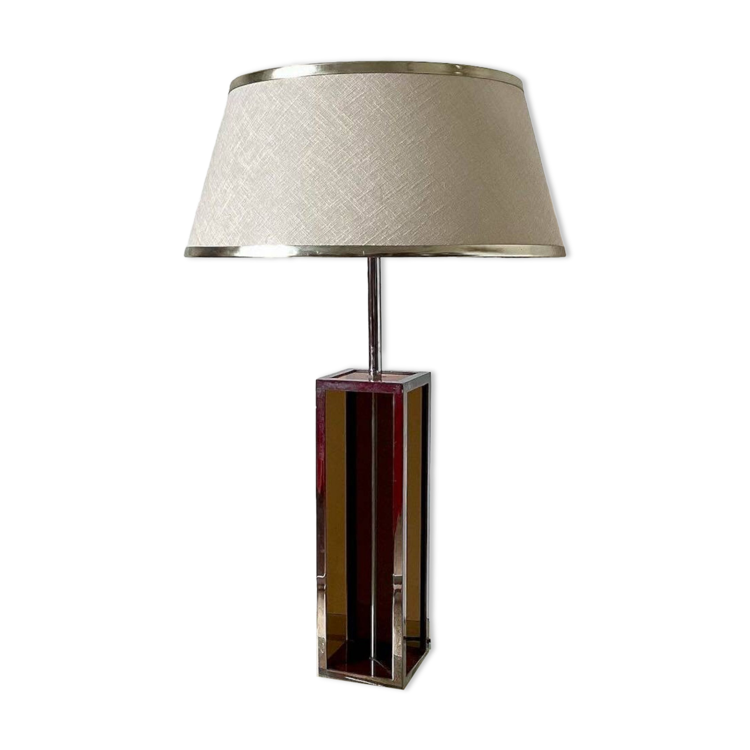 Large 70s plexiglass lamp