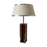 Grande lampe années 70 en plexiglas
