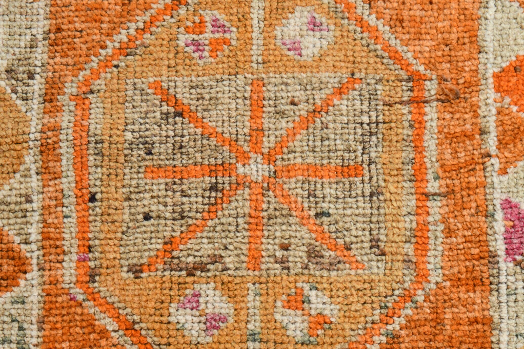 3x13  Long Turkish Vintage Runner Rug, 79x399Cm