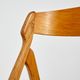 Model 71 oak dining chair by Henning Kjærnulf for Boltings
