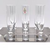 Ensemble de boissons à liqueur en acier et en verre par Holme Sweden