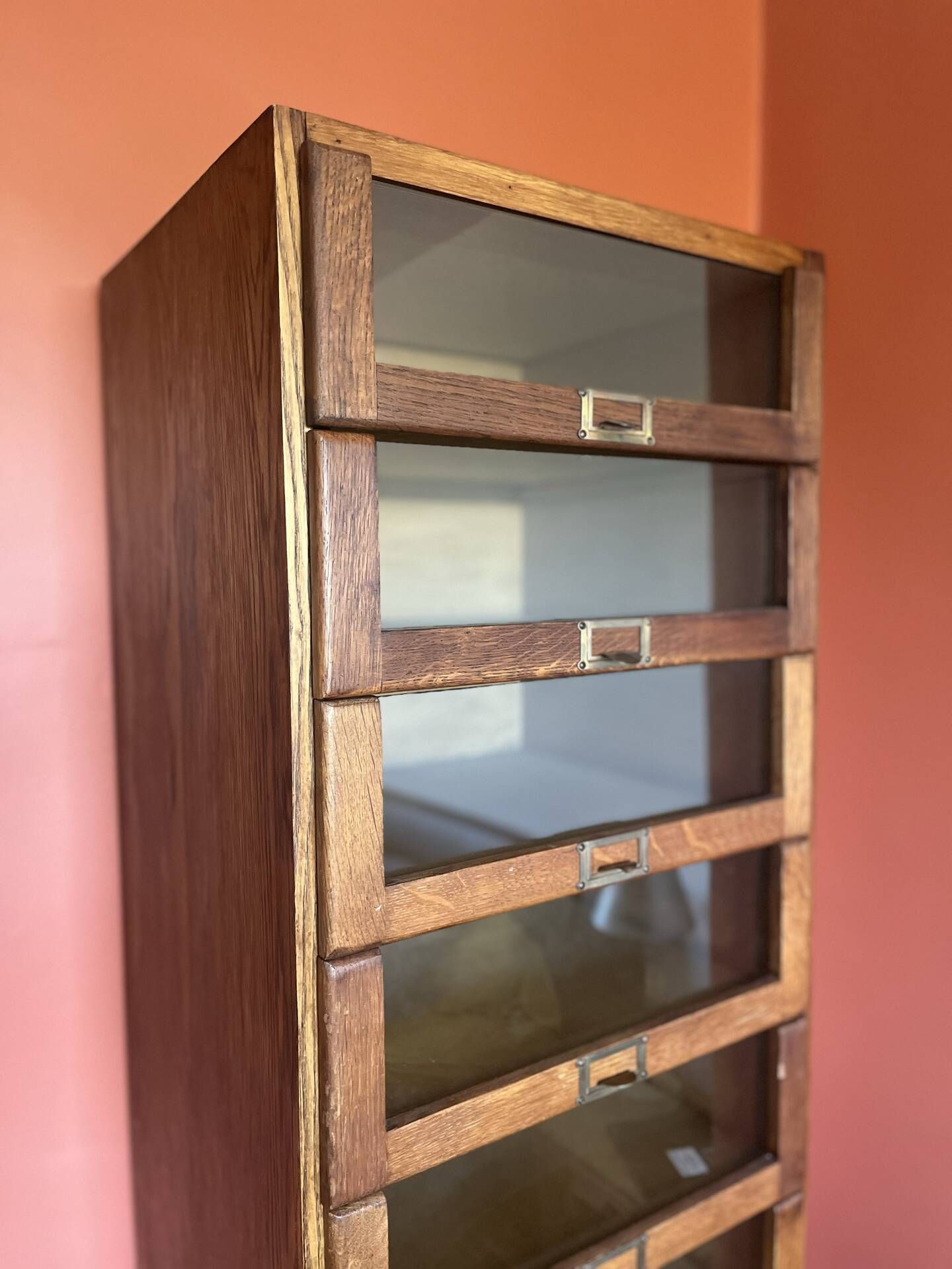 Old haberdashery furniture, workshop furniture.