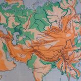 School N ° 14 Asia physical vidal-lablache map