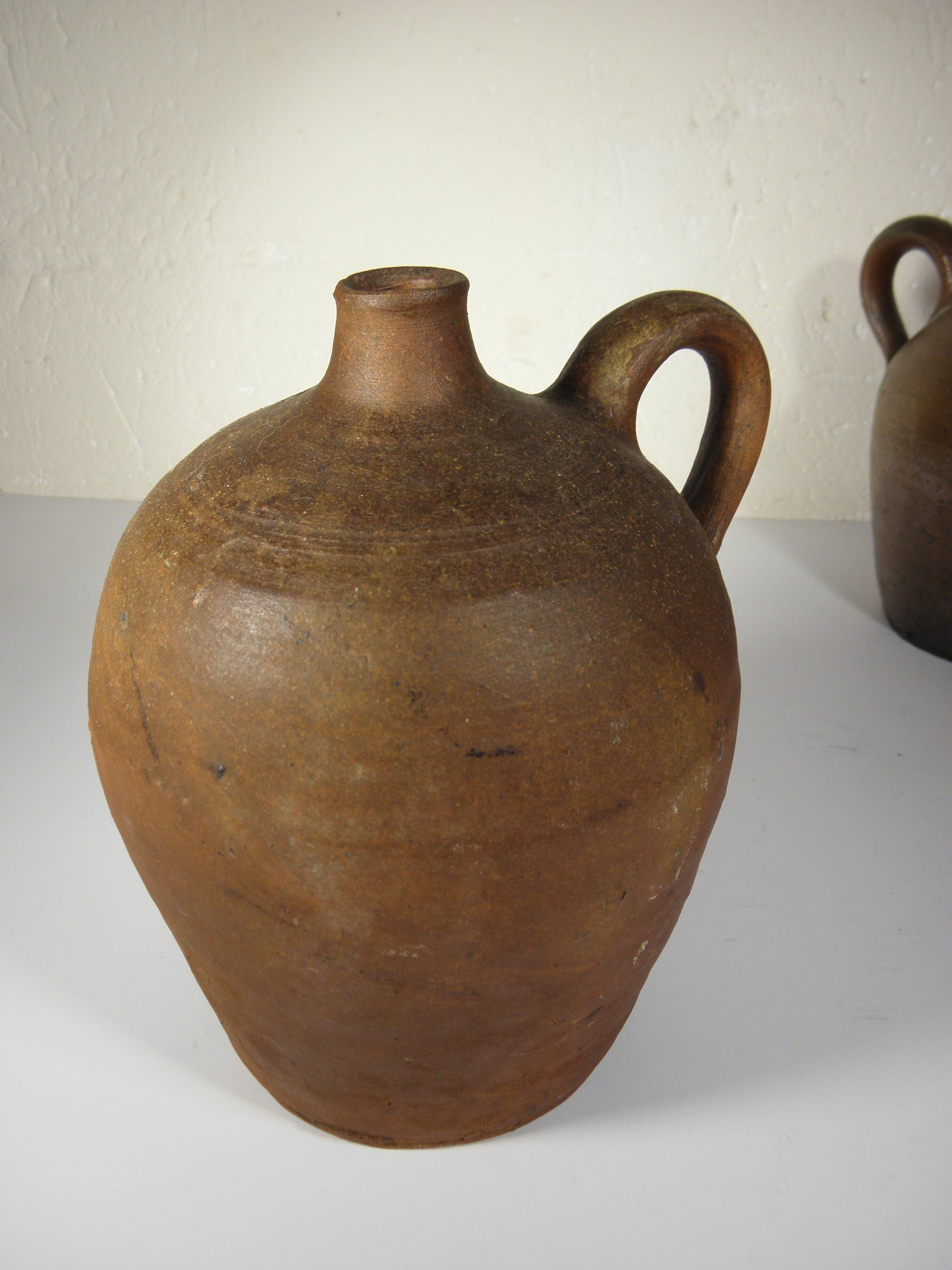 Lot of two old stoneware jugs