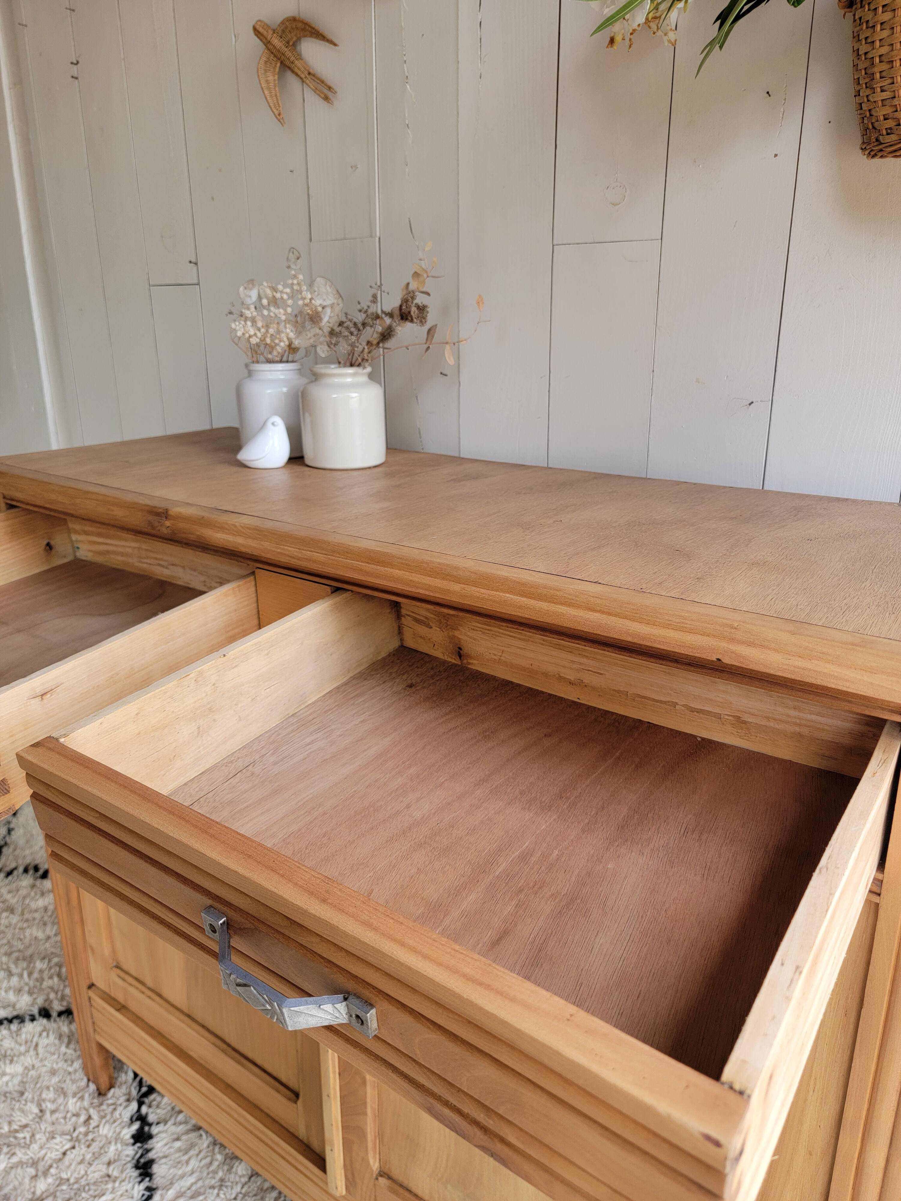 Antique art deco sideboard completely renovated