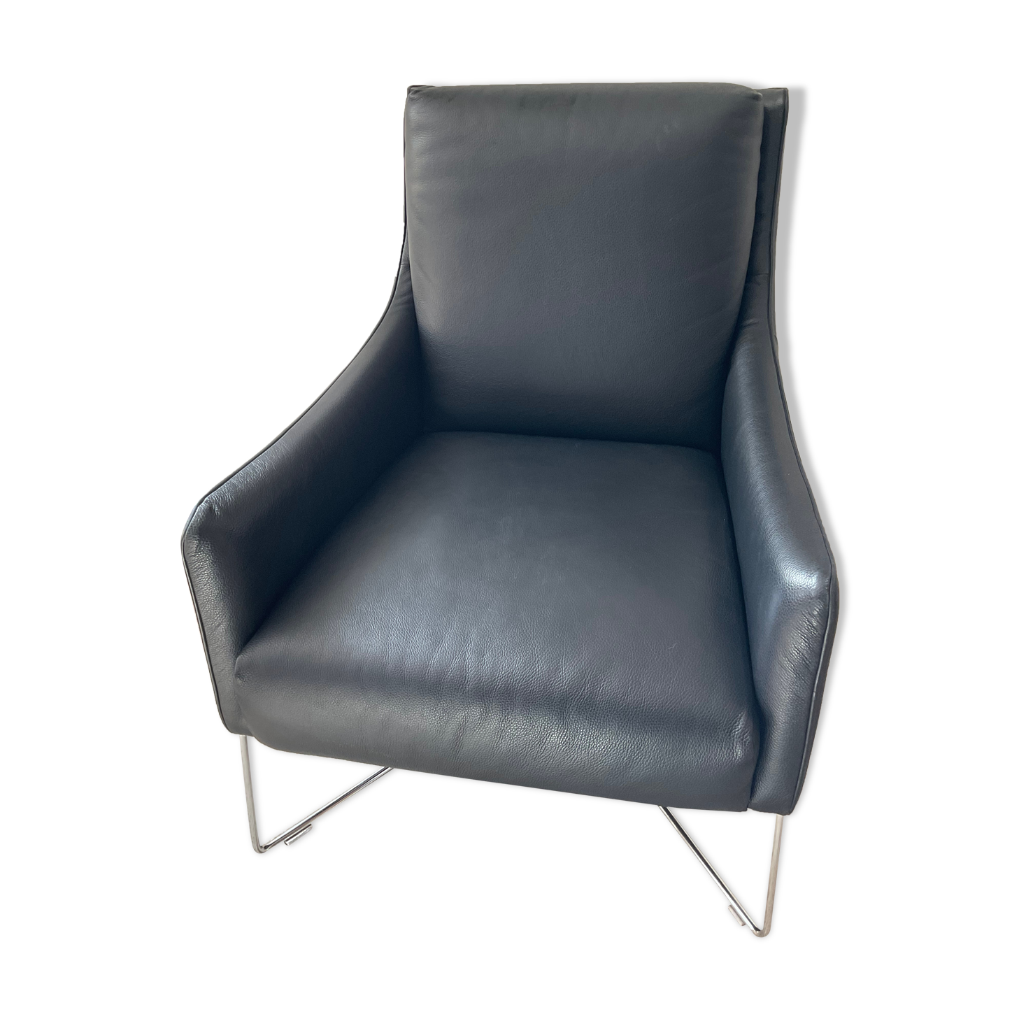 Leather armchair Natuzzi editions Italy