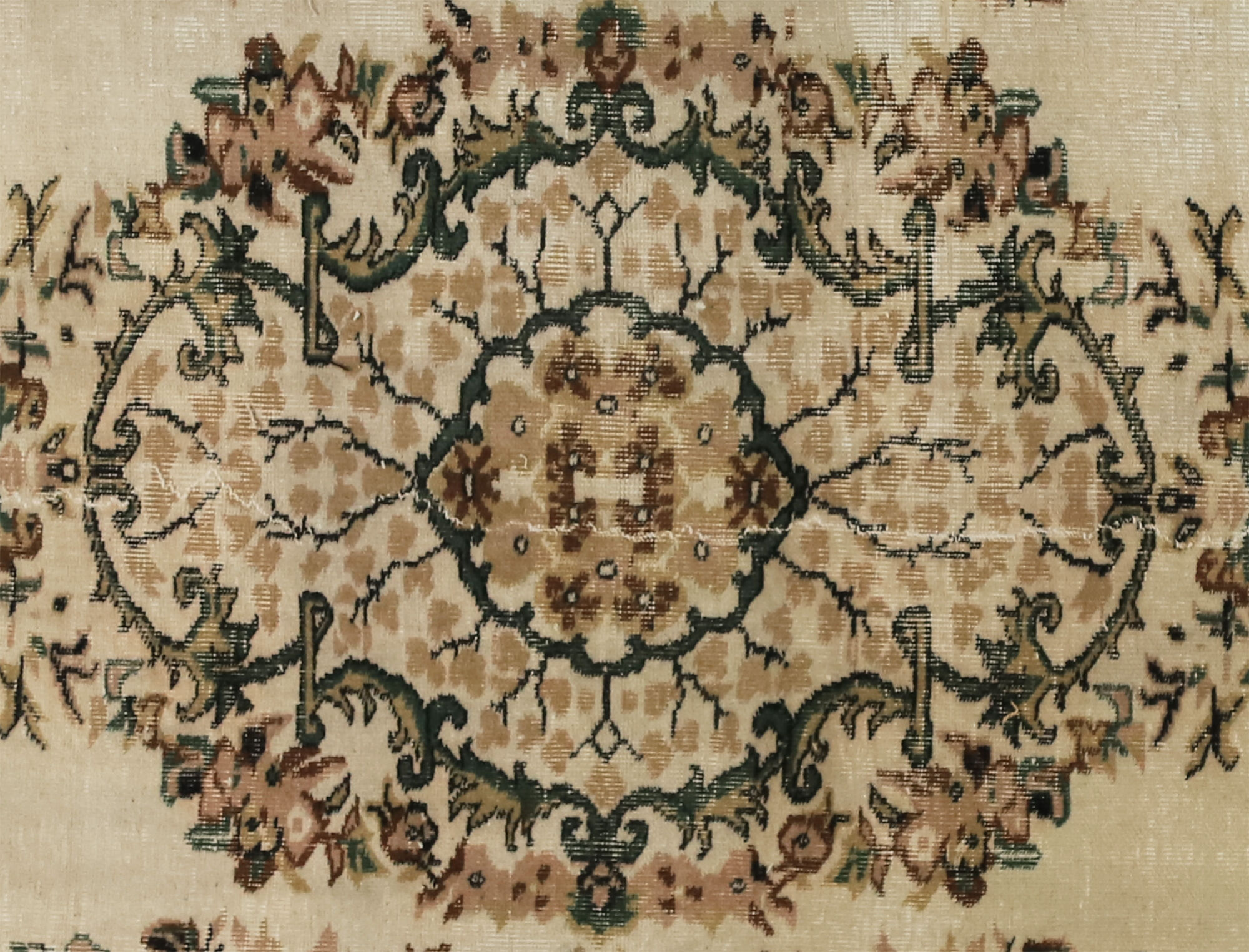 Anatolian handmade vintage rug 290 cm x 204 cm