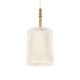 Mid Century Scandinavian Brass & Crystal Glass Ceiling Light By C.Fagerlund
