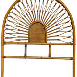 Set of 3 rattan headboards, France 60s